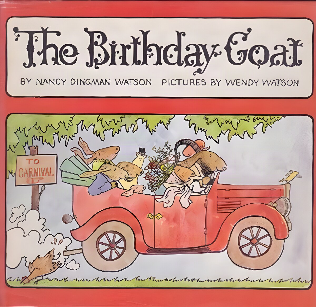 Birthday Goat, Theby: Goat, Nancy Dingman