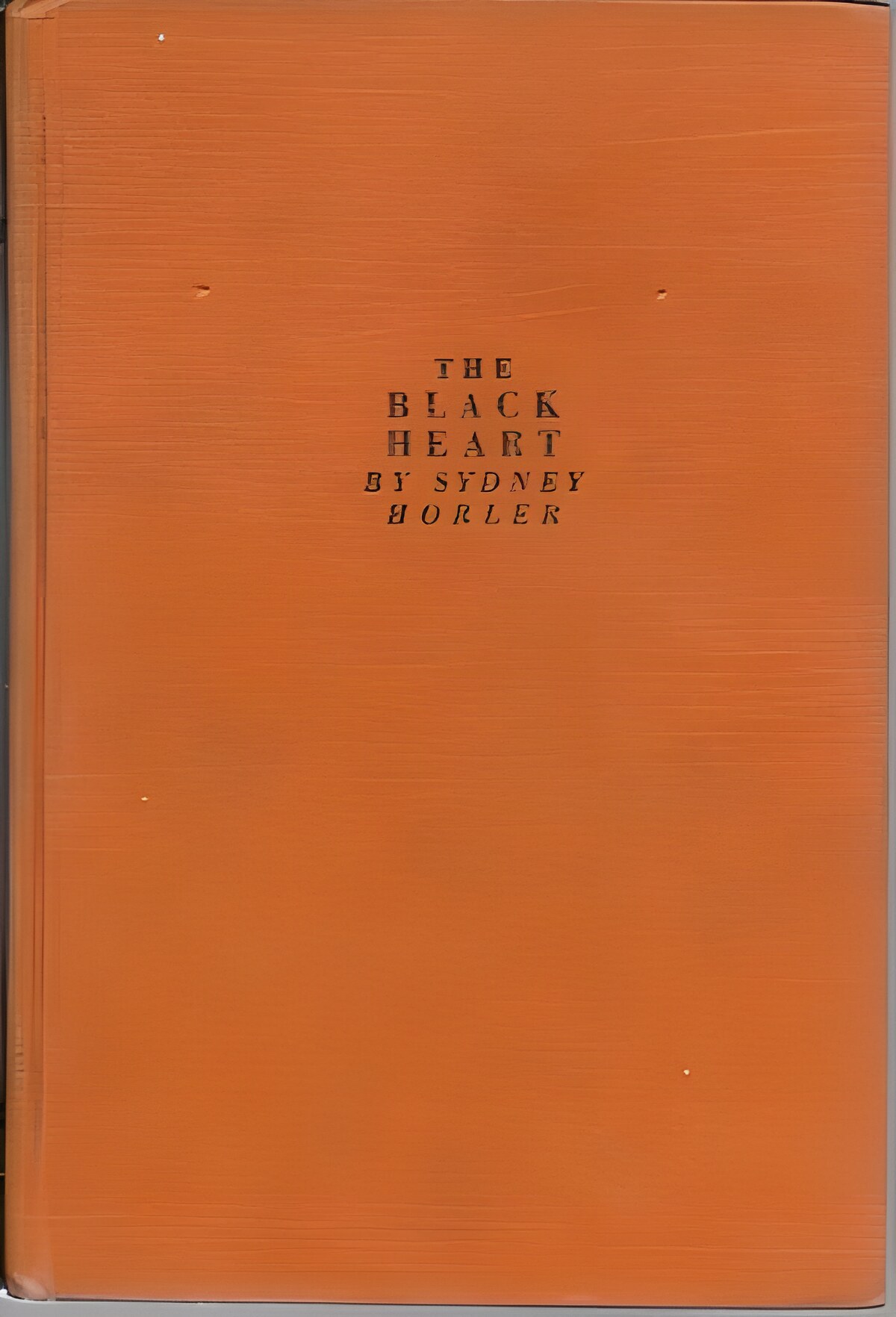 Black Heart, Theby: Horler, Sydney