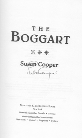 Boggart, The (SIGNED COPY)by: Cooper, Susan