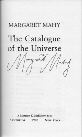 Catalogue of the Universe, The (SIGNED COPY)by: Mahy, Margaret