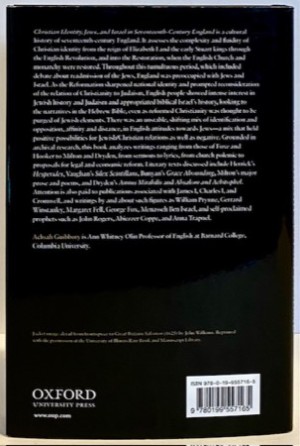 Christian Identity: Jews &amp; Israel in Seventeenth-Century Englandby: Guibbory, Achsah
