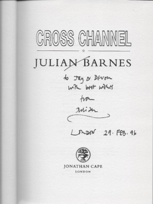 Cross Channel (SIGNED COPY)by: Barnes, Julian