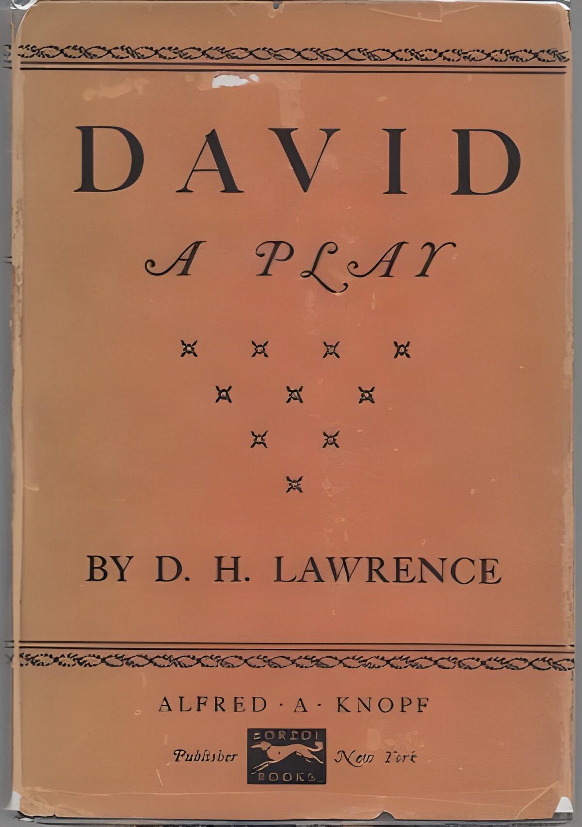 David: A Playby: Lawrence, D.H.