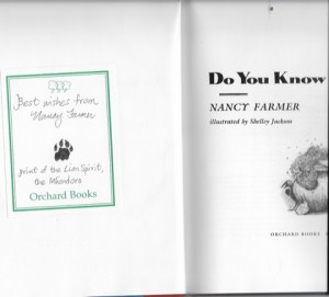 Do You Know Me (SIGNED COPY)by: Farmer, Nancy