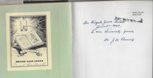 Dog-Team Doctor - The Story of Dr. Romig (SIGNED BY DR. ROMIG)by: Anderson, Eva Greenslllit