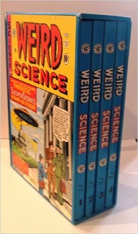 EC Comic Weird Science Volume 1-4 with Slipcase (EC an Entertaining Comic, Weird Science 1-22 in 4 volumes) (Hardcover) by: Gaines, William, (Editor), Wally Wood (Ill