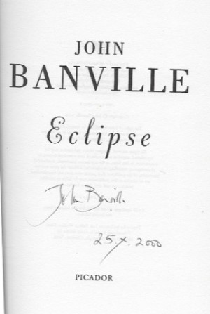 Eclipse (SIGNED COPY)by: Banville, John