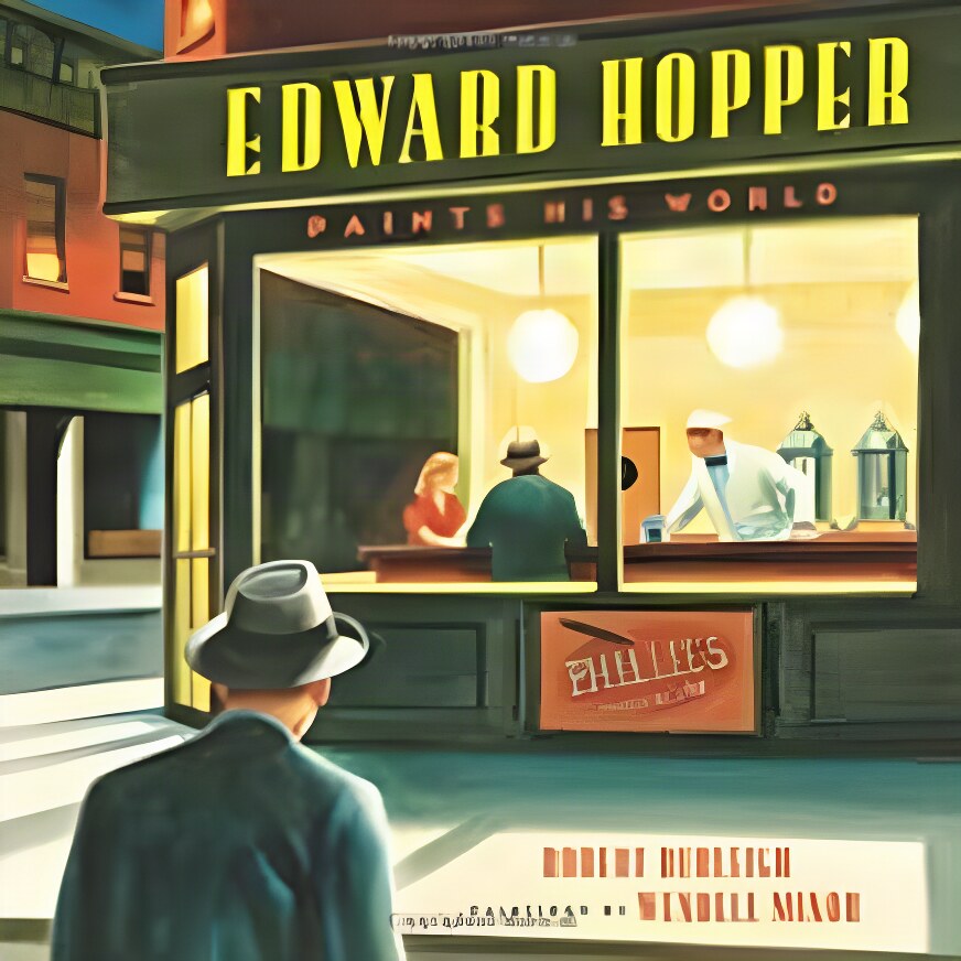 Edward Hopper Paints His World (SIGNED COPY)by: Burleigh, Robert/Wendell Minor