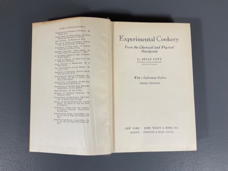 Experimental Cookery: From the Chemical and Physical Standpointby: Belle Lowe