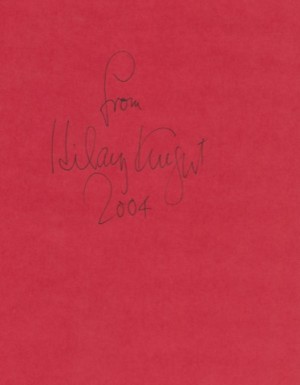 Firefly in a Fir Tree, A: A Carol for Mice (SIGNED COPY)by: Knight, Hilary 