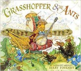 Grasshopper & the Ants, The (SIGNED COPY)by: Pinkney, Jerry