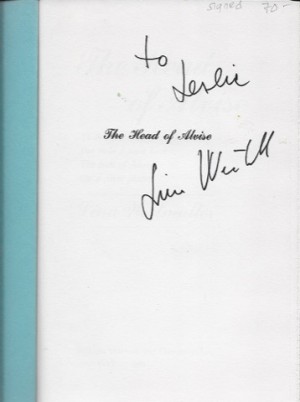 Head of Alvise, The (SIGNED COPY)by: Wertmuller, Lina