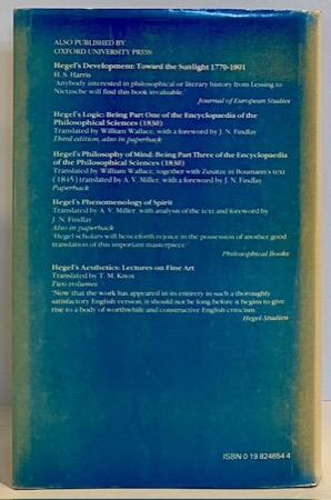 Hegel's Development: Night Thoughts (Jena 1801-1806)by: Harris, H.S.