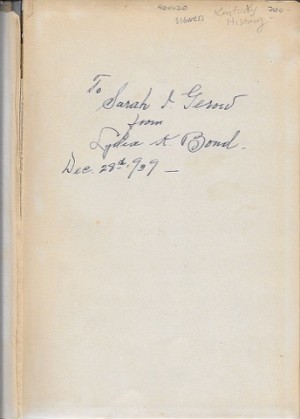 History of Anderson County 1780-1936 (SIGNED COPY)by: McKee, Major Lewis W; Bond, Lydia K.