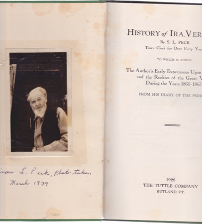 History of Ira, Vermontby: Simon L. Peck