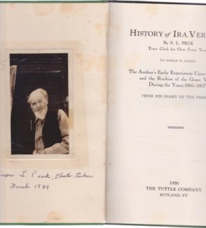History of Ira, Vermontby: Simon L. Peck