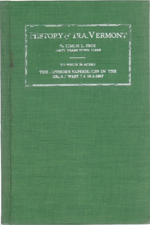 History of Ira, Vermontby: Simon L. Peck