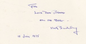 Humphrey Bogart (SIGNED BY BENCHLEY)by: Nathaniel Benchley
