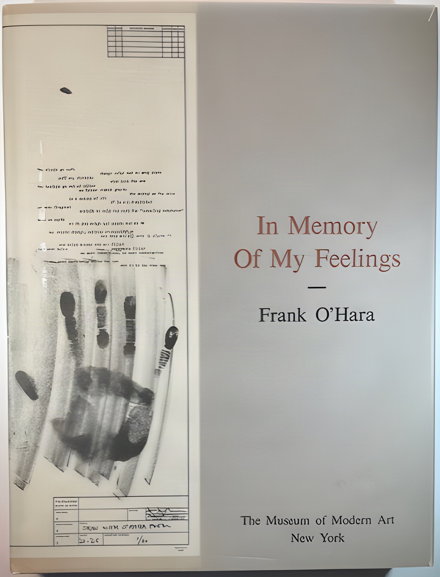 In Memory Of My Feelingsby: O'Hara, Frank (Bill Berkson, Editor)