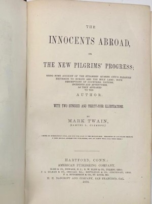 Innocents Abroad, The: or the New Pilgrims' Progressby: Twain, Mark (Samuel Clemens)