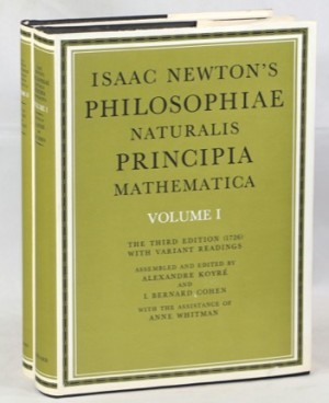 Isaac Newton's Philosophiae Naturalis Principia Mathematica Facsimile of Third Edition with Variant Readings; Vols. 1 and 2. in Latin.by: Newton, Isaac edited by Alex