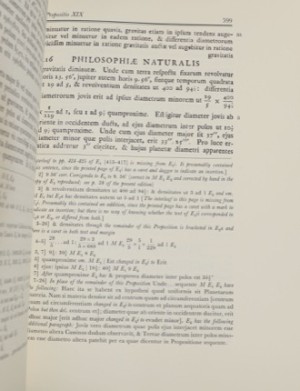 Isaac Newton's Philosophiae Naturalis Principia Mathematica Facsimile of Third Edition with Variant Readings; Vols. 1 and 2. in Latin.by: Newton, Isaac edited by Alex