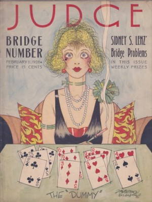 Judge Magazine: February 11 1928 - Bridge Numberby: N/A Jefferson Machamer (cover)