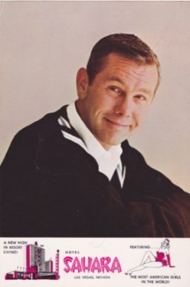 Las Vegas Postcard featuring Johnny Carsonby: N/A