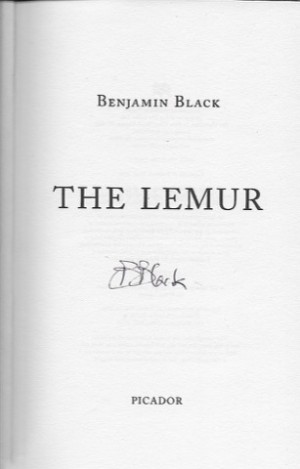 Lemur, The (SIGNED COPY)by: Black (John Banville), Benjamin