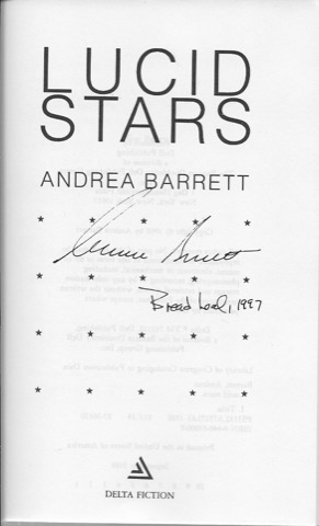 Lucid Stars (SIGNED COPY)by: Barrett, Andrea