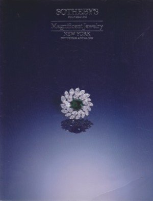 Magnificent Jewelry: Auction October 25 and 26 1989by: N/A