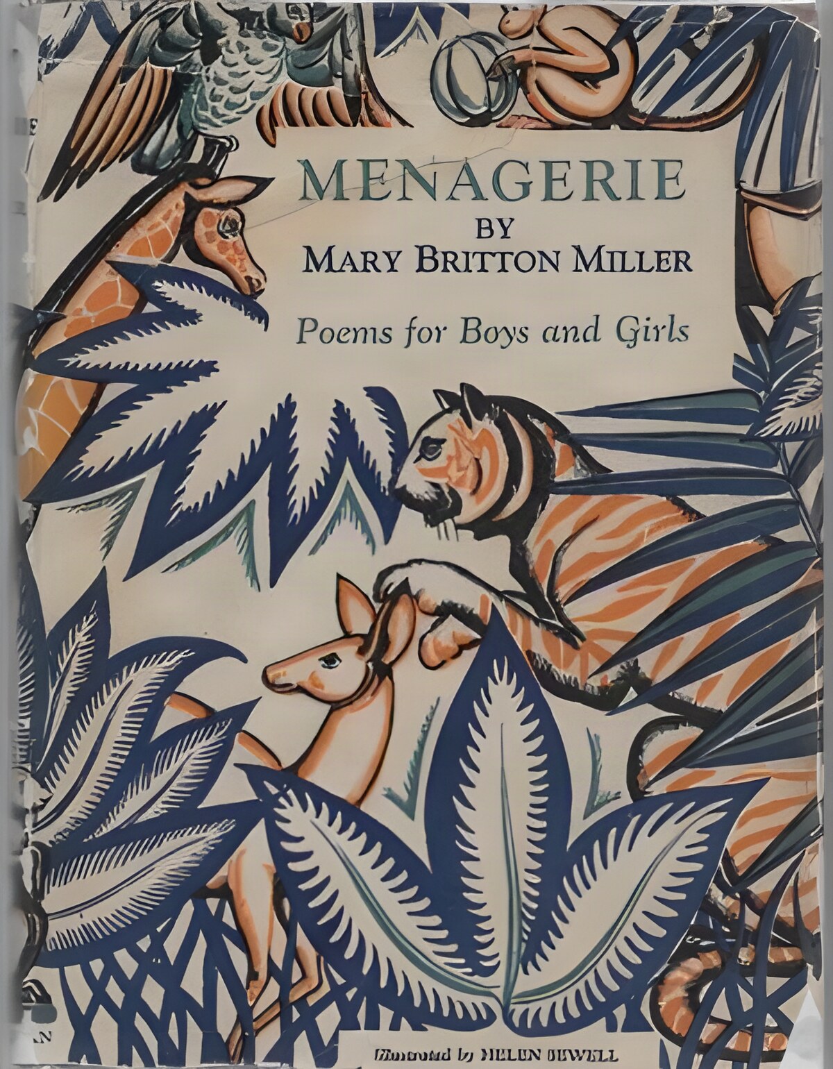 Menagerie - Poems for Boys and Girlsby: Miller, Mary Britton