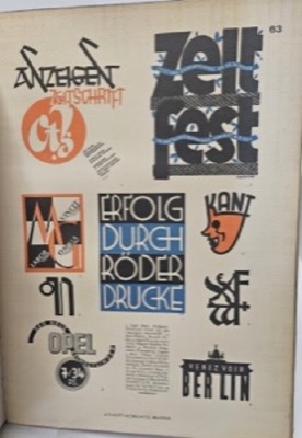 Modern Lettering: Design and Applicationby: Herbert Hoffmann
