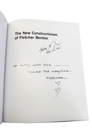 New Constructivism of Fletcher Benton, The (SIGNED)by: Neubert, George