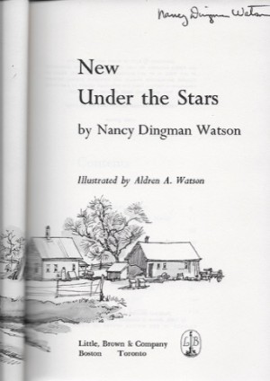 New Under the Stars (SIGNED COPY)by: Watson, Nancy Dingman