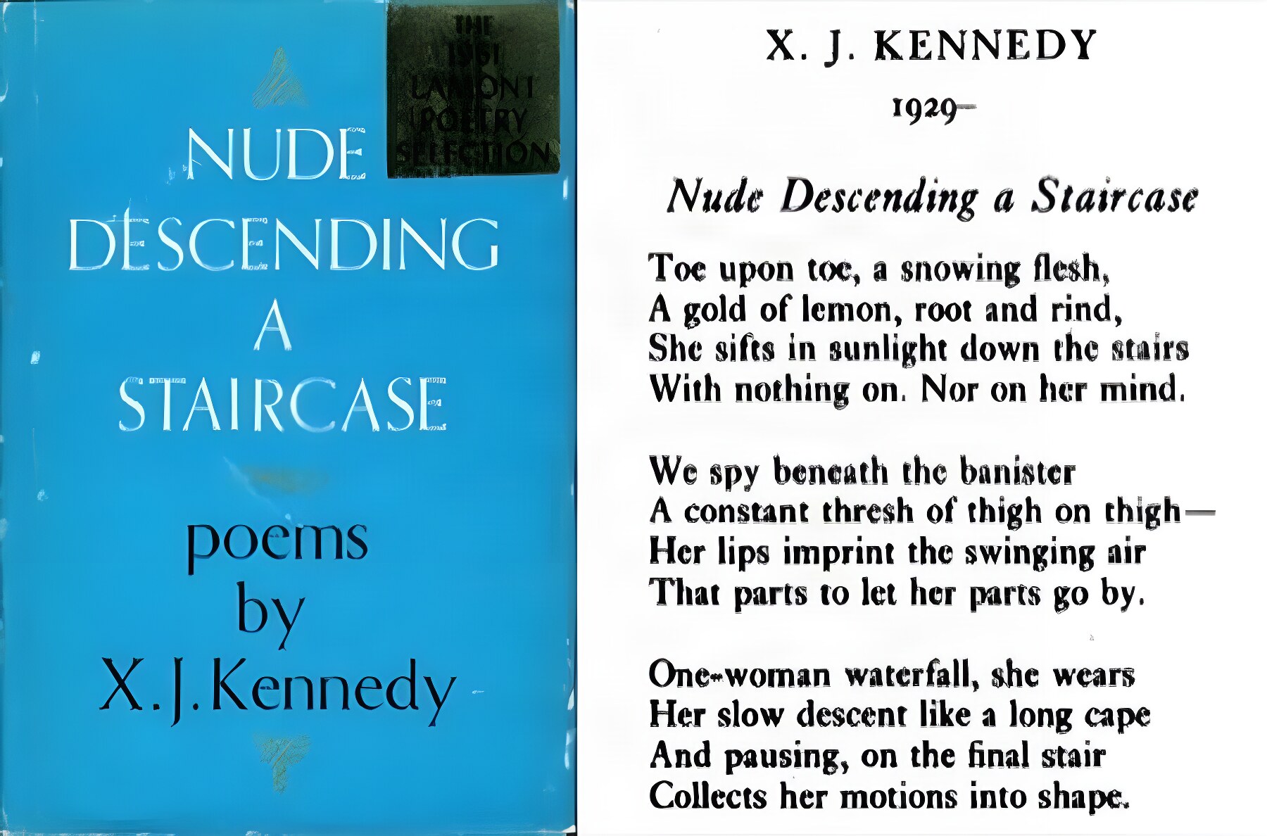 Nude Descending a Staircase (INSCRIBED COPY)by: X. J. Kennedy