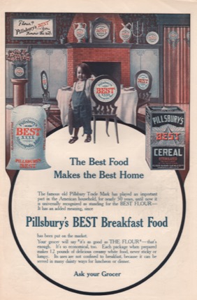 ORIG VINTAGE 1907 PILLSBURY FLOUR ADby: N/A