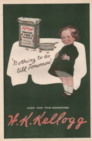 ORIG VINTAGE 1912 KELLOGG'S CORN FLAKES ADby: N/A