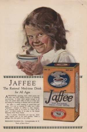 ORIG VINTAGE 1918 JAFFEE MEAL-TIME DRINK ADby: N/A