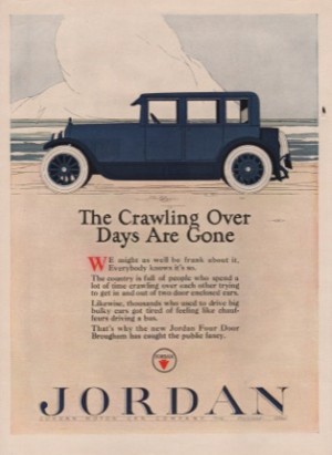 ORIG VINTAGE 1923 JORDAN CAR ADby: Clarke (Illust.), Rene