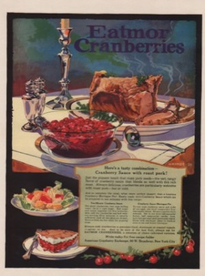 ORIG VINTAGE 1924 EATMOR CRANBERRIES ADby: Hymer (Illust.), H.