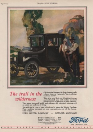 ORIG VINTAGE 1925 FORD MOTOR CAR AD:by: N/A