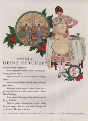 ORIG VINTAGE 1926 HEINZ KETCHUP ADby: Clarke (Illust.), Rene