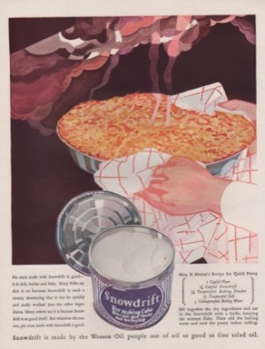 ORIG VINTAGE 1926 SNOWDRIFT ADby: Clarke (Illust.), Rene