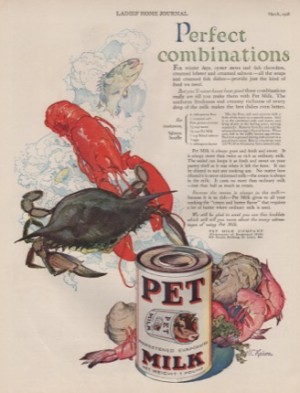 ORIG VINTAGE 1928 PET MILK ADby: Kaiser (Illust.), M.C.
