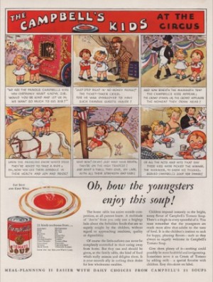 ORIG VINTAGE 1932 CAMPBELL'S SOUP ADby: N/A