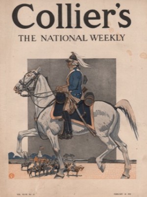 ORIG VINTAGE MAGAZINE COVER/ COLLIER'S - FEBRUARY 24 1912by: Penfield (Illust.), Edward