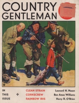 ORIG VINTAGE MAGAZINE COVER/ COUNTRY GENTLEMAN - JUNE 1934by: Prince (Illust.), William Meade