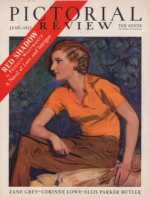 ORIG VINTAGE MAGAZINE COVER/ PICTORIAL REVIEW - JUNE 1932by: Barclay (Illust.), McClelland