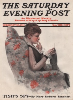 ORIG VINTAGE MAGAZINE COVER/ SATURDAY EVENING POST - FEBRUARY 20 1915by: MacLellan (Illust.), Charles 